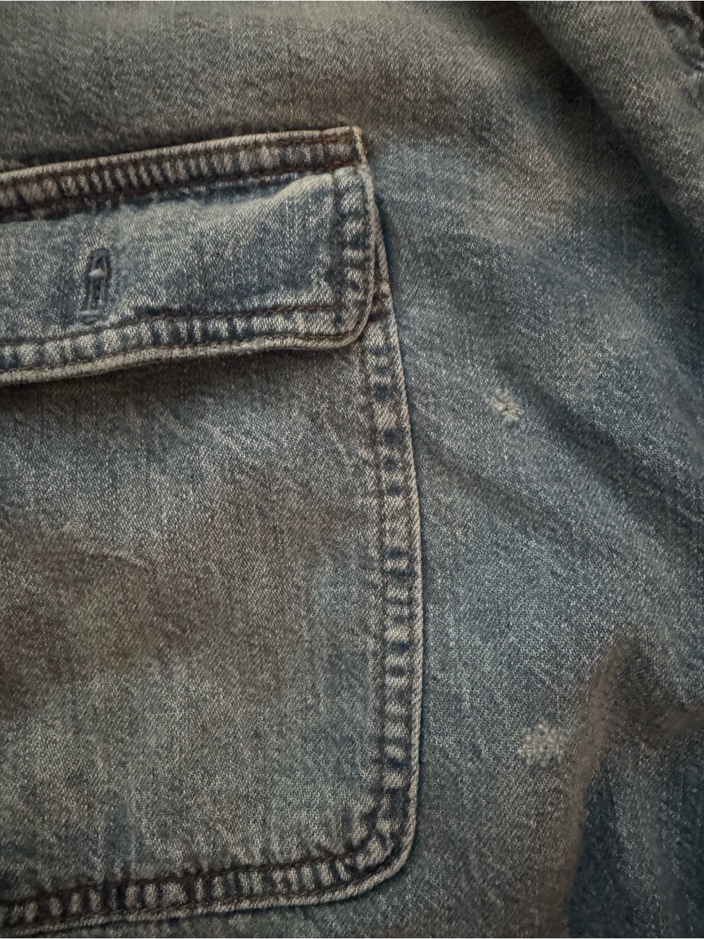 R13 Light Wash Oversized Denim Jacket - Picture 9 of 11